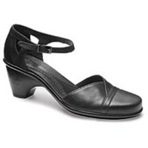 Dansko 'Roxy' Ankle Strap Mary Jane Leather Heels